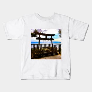 Photography -Window to the sea Kids T-Shirt